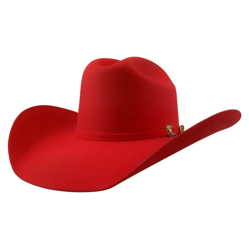 Tombstone 20X Roper Style Western Cowboy Fur Felt Hat - Red - OriginalWestern.com