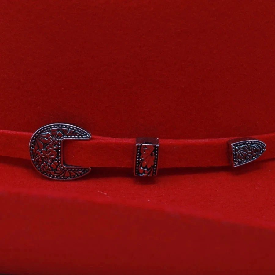 Tombstone 20X Roper Style Western Cowboy Fur Felt Hat - Red - OriginalWestern.com