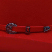 Tombstone 20X Roper Style Western Cowboy Fur Felt Hat - Red - OriginalWestern.com
