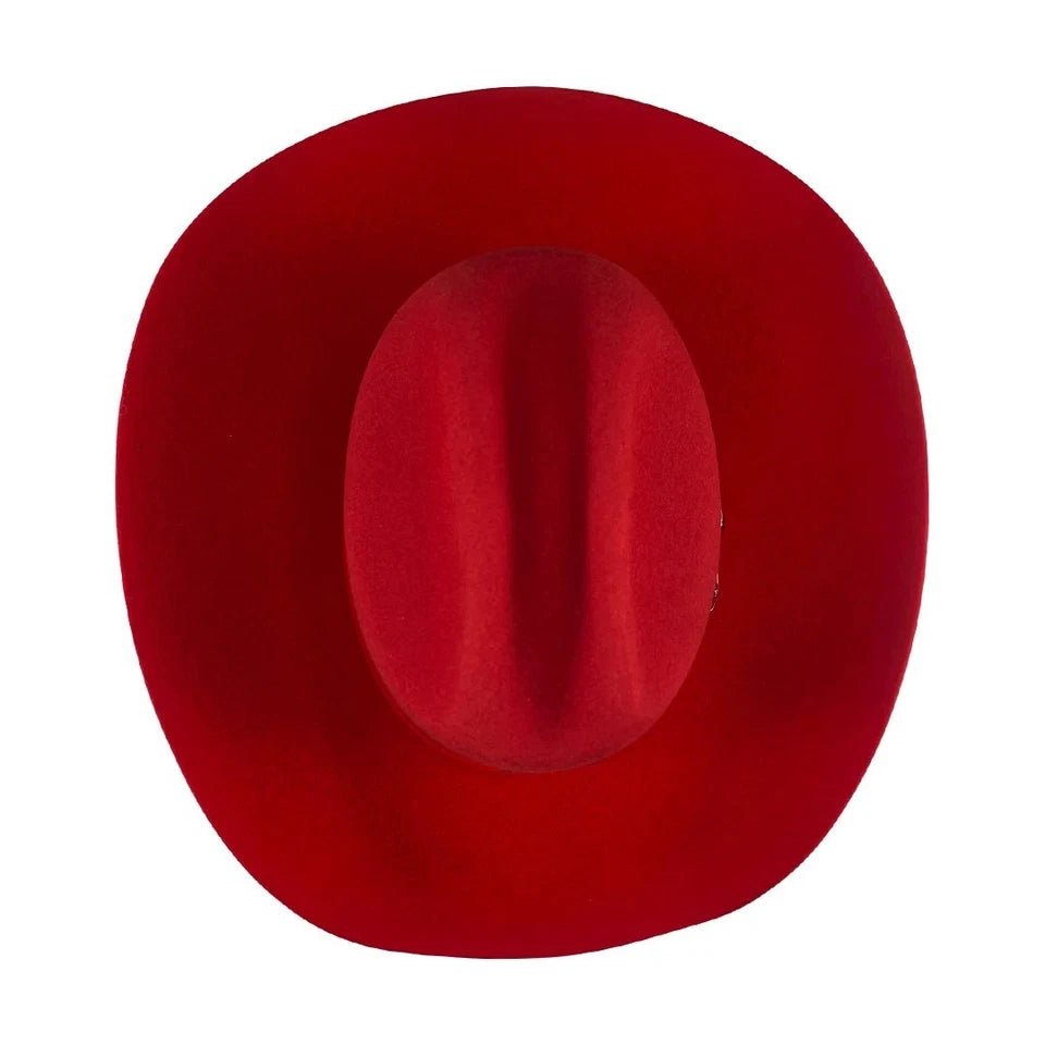 Tombstone 20X Roper Style Western Cowboy Fur Felt Hat - Red - OriginalWestern.com