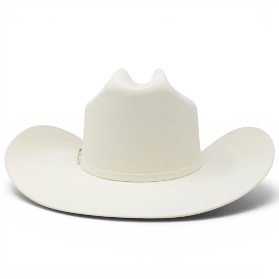 Tombstone 20X Roper Style Western Cowboy Fur Felt Hat - White - OriginalWestern.com