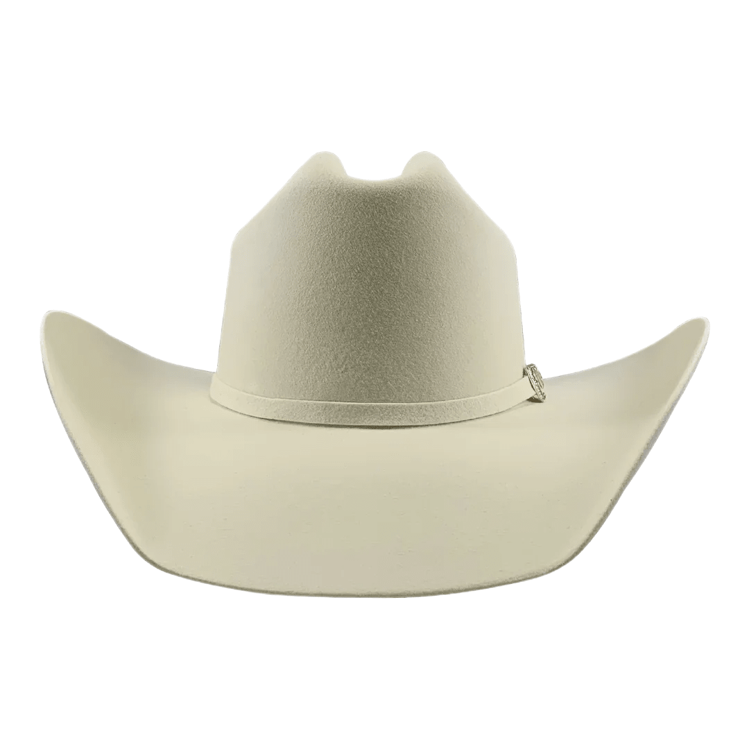 Tombstone 20X Roper Style Western Cowboy Fur Felt Hat - White - OriginalWestern.com