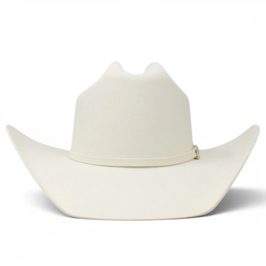 Tombstone 20X Roper Style Western Cowboy Fur Felt Hat - White - OriginalWestern.com