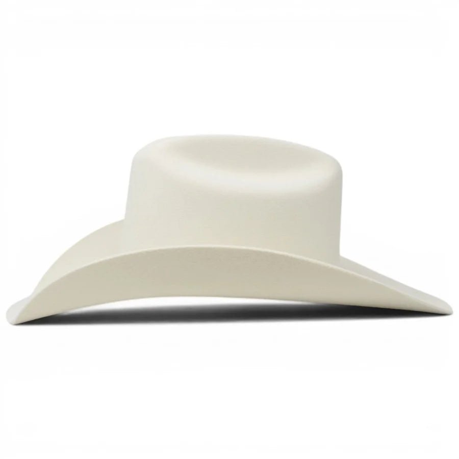 Tombstone 20X Roper Style Western Cowboy Fur Felt Hat - White - OriginalWestern.com