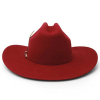 Tombstone 20X Sinaloa (Chaparral) Style Western Cowboy Fur Felt Hat - Burgundy - OriginalWestern.com