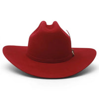 Tombstone 20X Sinaloa (Chaparral) Style Western Cowboy Fur Felt Hat - Burgundy - OriginalWestern.com