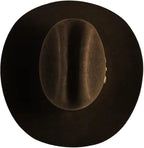 Tombstone 20X Sinaloa Chaparral Style Western Cowboy Fur Felt Hat - Chocolate Brown - OriginalWestern.com