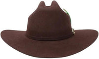 Tombstone 20X Sinaloa Chaparral Style Western Cowboy Fur Felt Hat - Chocolate Brown - OriginalWestern.com