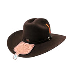 Tombstone 20X Sinaloa Chaparral Style Western Cowboy Fur Felt Hat - Chocolate Brown - OriginalWestern.com