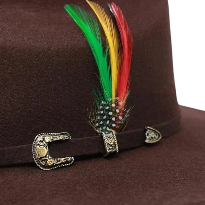 Tombstone 20X Sinaloa Chaparral Style Western Cowboy Fur Felt Hat - Chocolate Brown - OriginalWestern.com