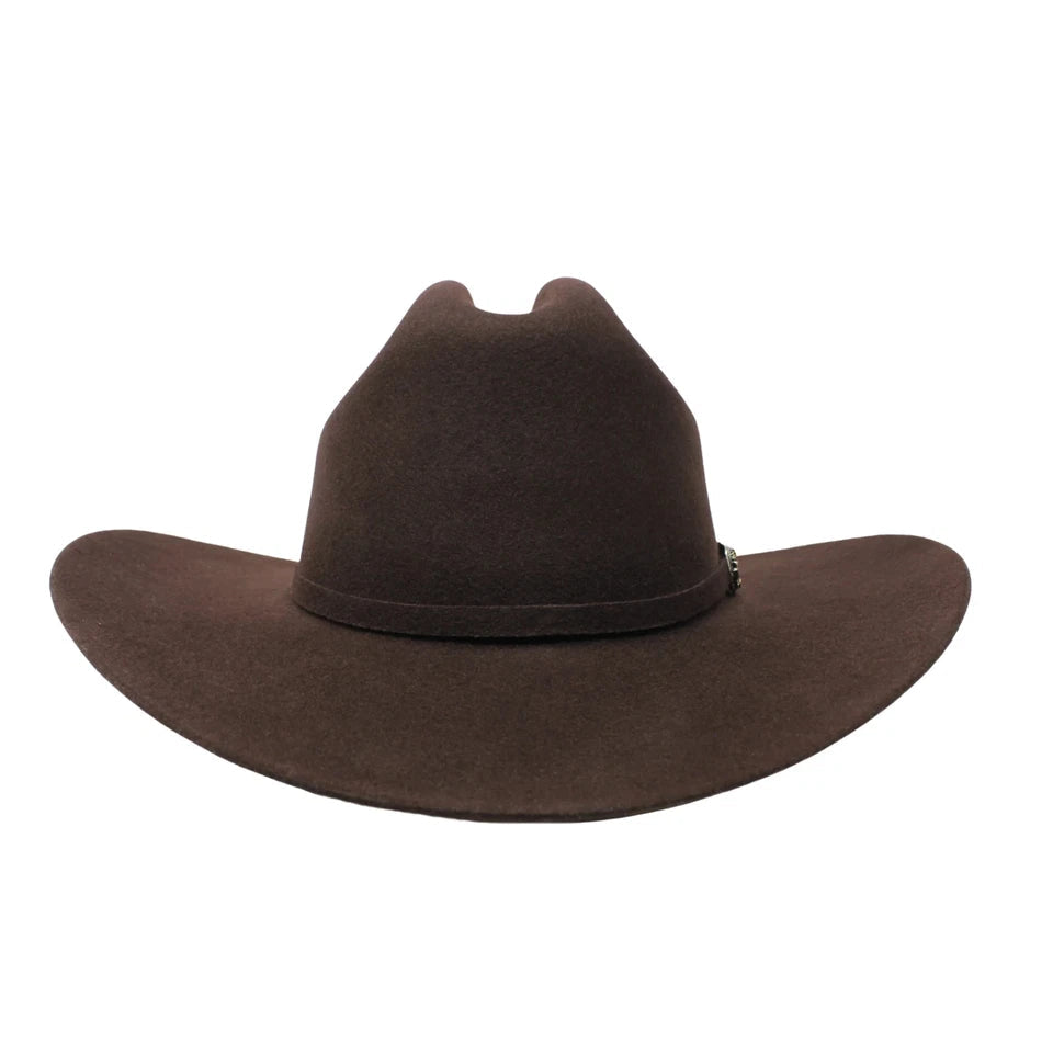 Tombstone 20X Sinaloa Chaparral Style Western Cowboy Fur Felt Hat - Chocolate Brown - OriginalWestern.com