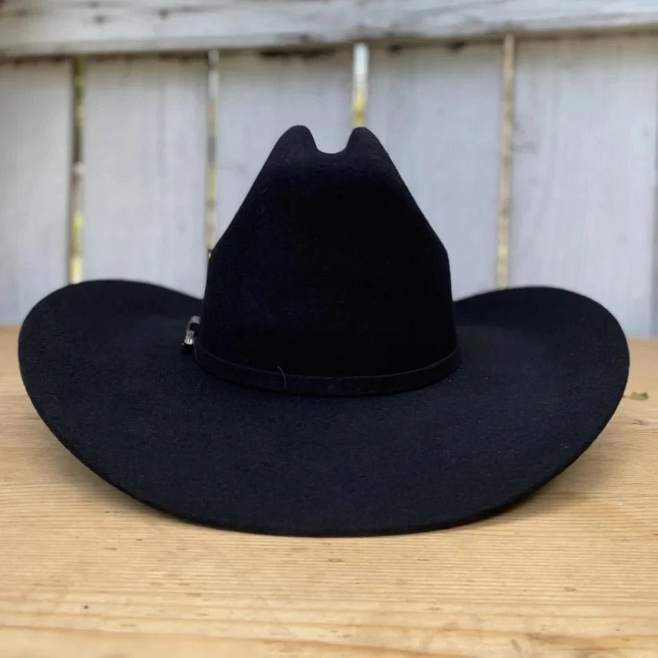 Tombstone 20X Sonora Style Western Cowboy Fur Felt Hat - Black - OriginalWestern.com