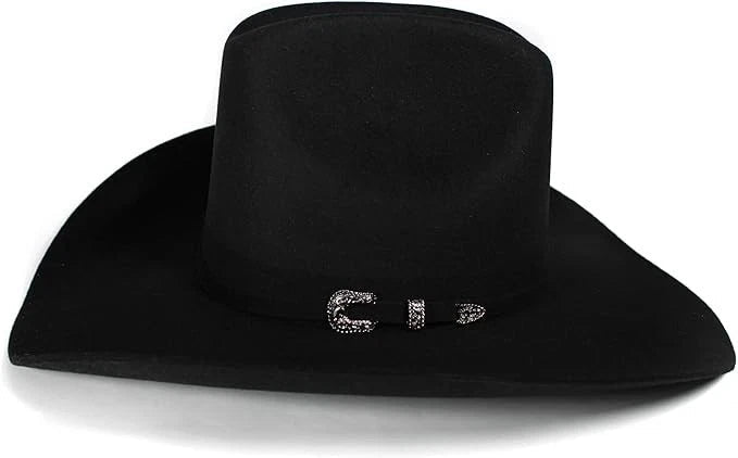 Tombstone 20X Sonora Style Western Cowboy Fur Felt Hat - Black - OriginalWestern.com