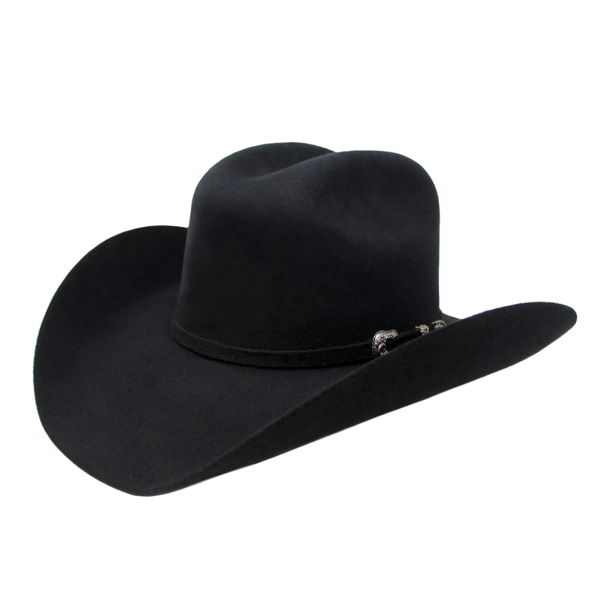 Tombstone 20X Western Cowboy Fur Felt Hat East West Style - Black - OriginalWestern.com