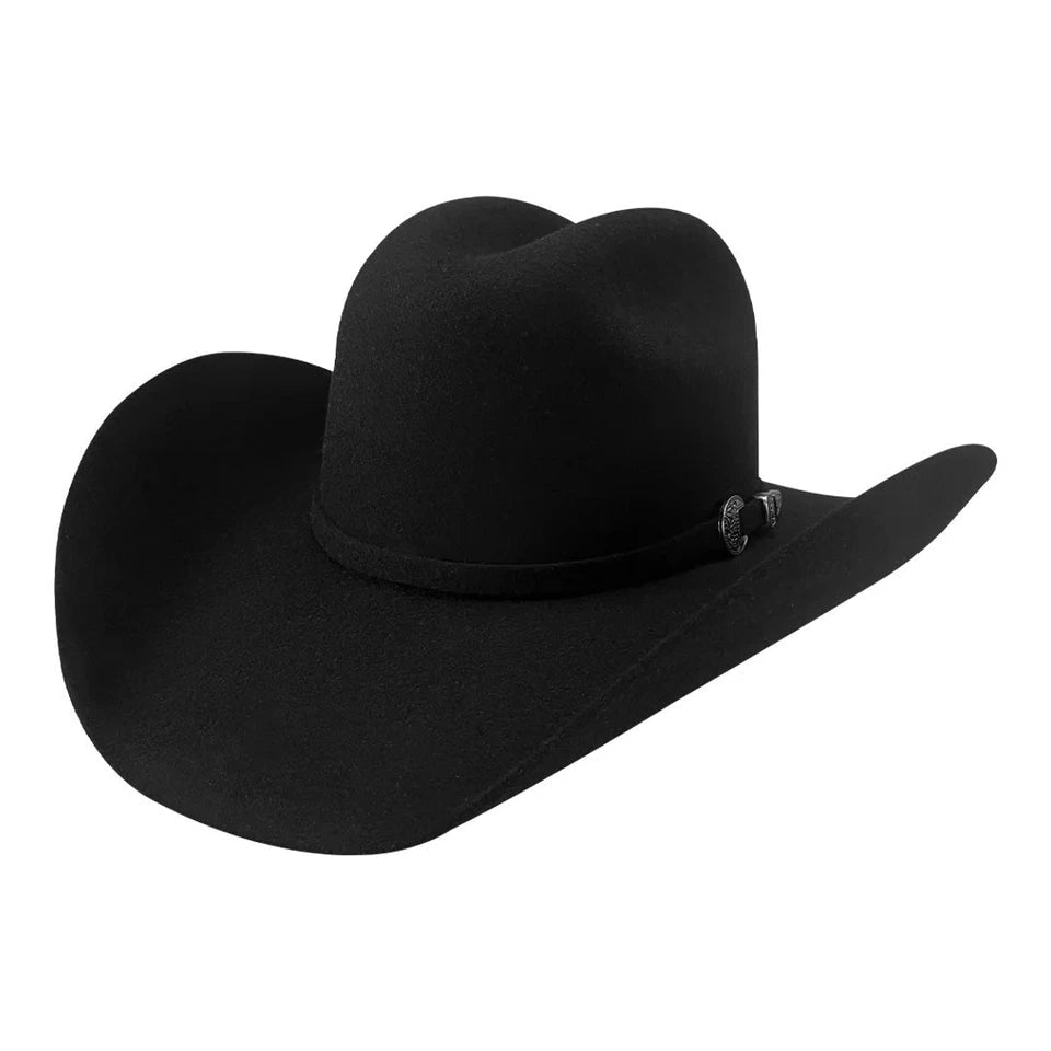 Tombstone 20X Western Cowboy Fur Felt Hat East West Style - Black - OriginalWestern.com