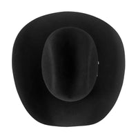Tombstone 20X Western Cowboy Fur Felt Hat East West Style - Black - OriginalWestern.com