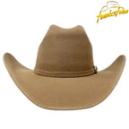 Tombstone 20X Western Cowboy Fur Felt Hat East West Style - Camel Nutria - OriginalWestern.com