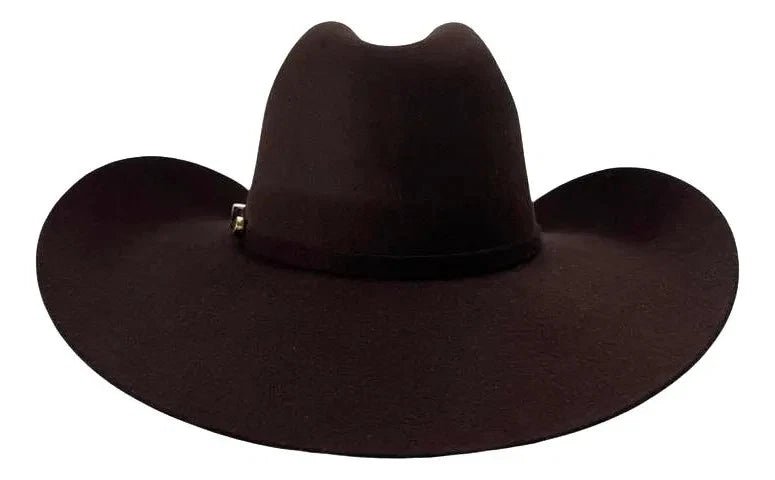 Tombstone 20X Western Cowboy Fur Felt Hat East West Style - Chocolate Brown - OriginalWestern.com