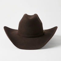 Tombstone 20X Western Cowboy Fur Felt Hat East West Style - Chocolate Brown - OriginalWestern.com