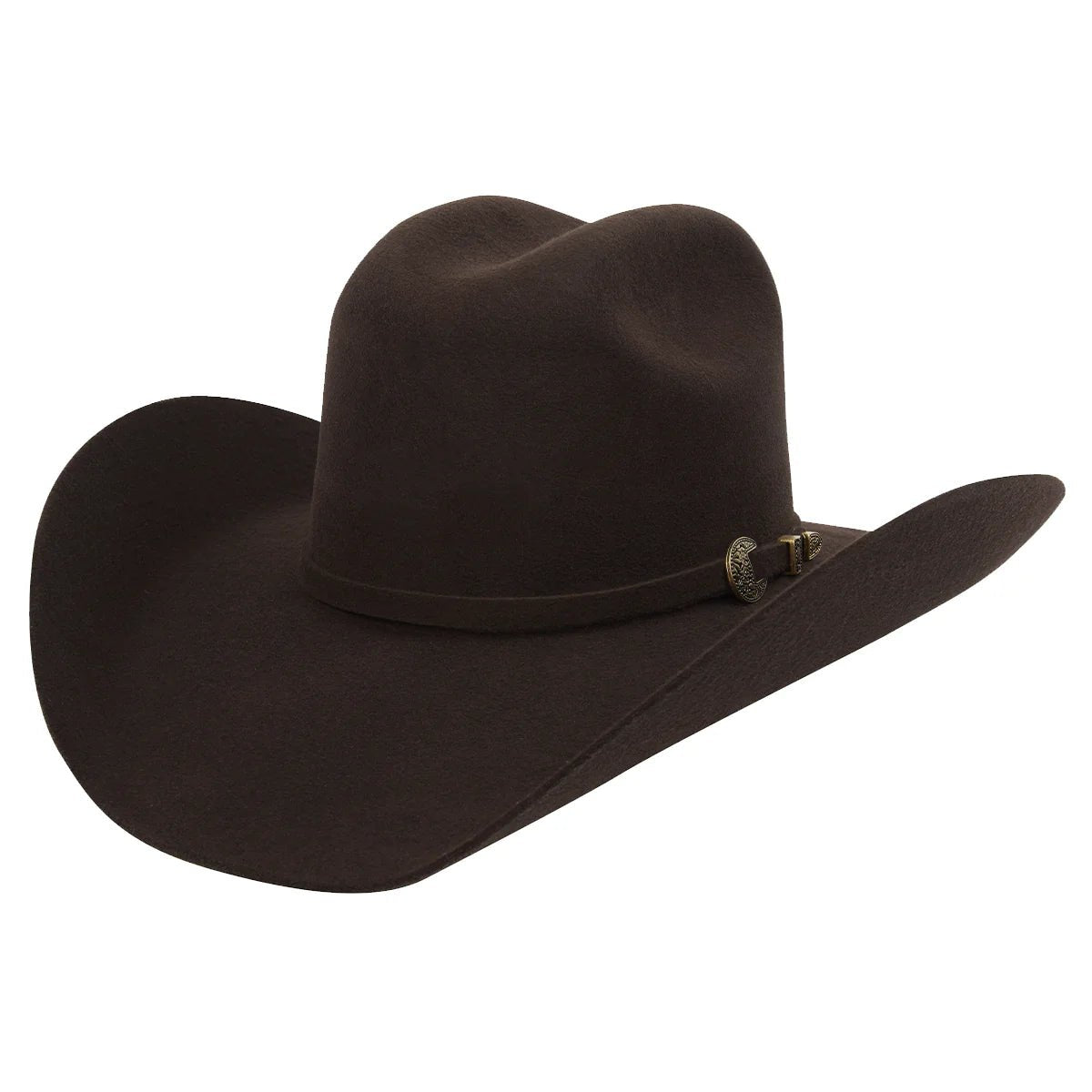 Tombstone 20X Western Cowboy Fur Felt Hat East West Style - Chocolate Brown - OriginalWestern.com