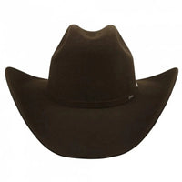 Tombstone 20X Western Cowboy Fur Felt Hat East West Style - Chocolate Brown - OriginalWestern.com