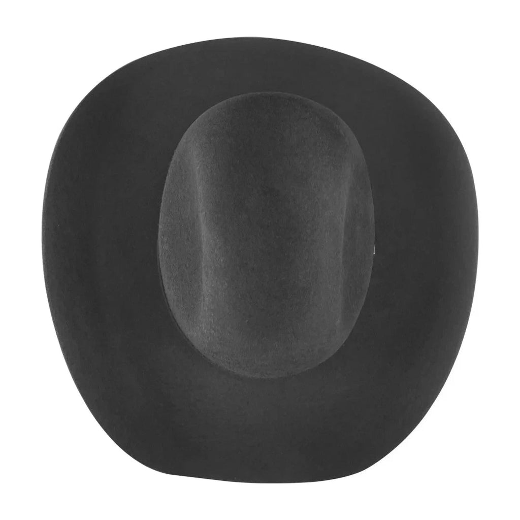 Tombstone 20X Western Cowboy Fur Felt Hat East West Style - Granite Gray - OriginalWestern.com