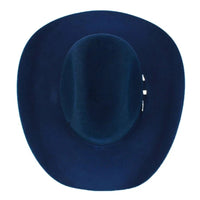 Tombstone 20X Western Cowboy Fur Felt Hat East West Style - Navy Blue - OriginalWestern.com