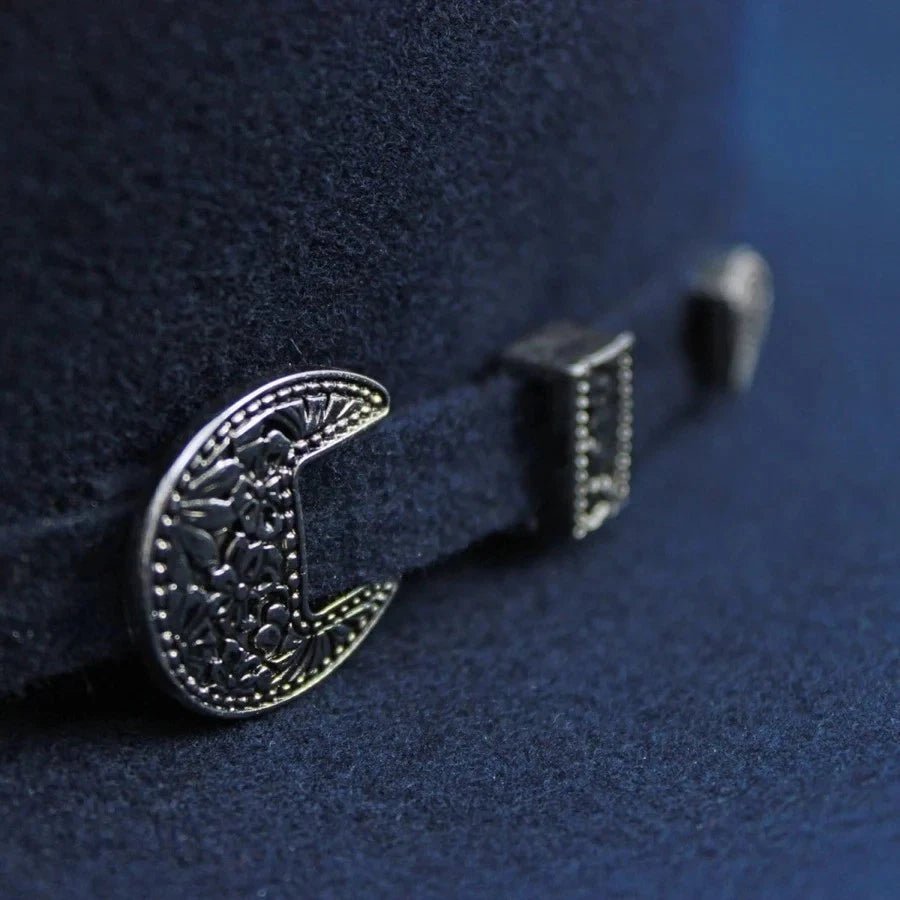 Tombstone 20X Western Cowboy Fur Felt Hat East West Style - Navy Blue - OriginalWestern.com
