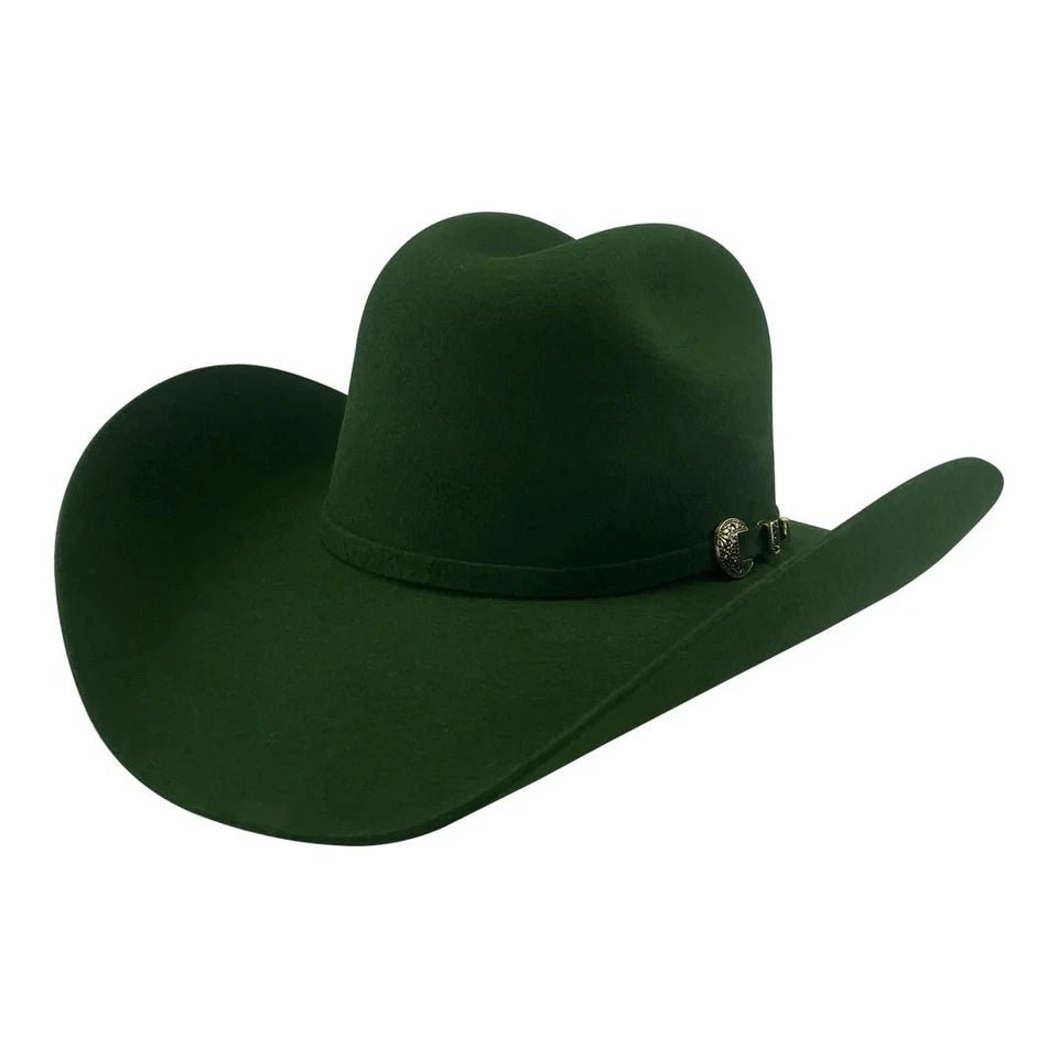 Tombstone 20X Western Cowboy Fur Felt Hat East West Style - Olive Green - OriginalWestern.com