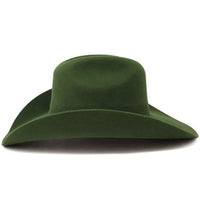Tombstone 20X Western Cowboy Fur Felt Hat East West Style - Olive Green - OriginalWestern.com