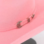 Tombstone 20X Western Cowboy Fur Felt Hat East West Style - Pink - OriginalWestern.com