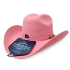 Tombstone 20X Western Cowboy Fur Felt Hat East West Style - Pink - OriginalWestern.com