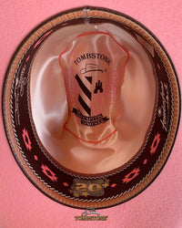 Tombstone 20X Western Cowboy Fur Felt Hat East West Style - Pink - OriginalWestern.com