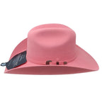 Tombstone 20X Western Cowboy Fur Felt Hat East West Style - Pink - OriginalWestern.com