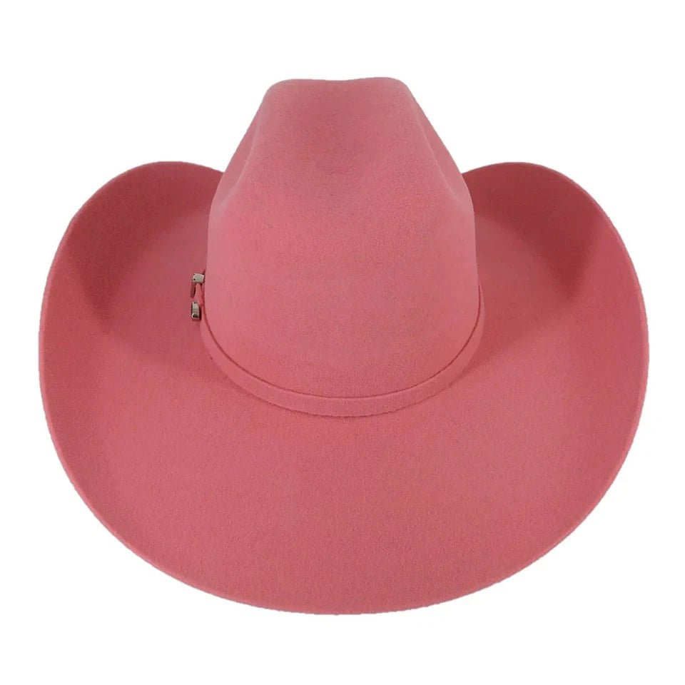 Tombstone 20X Western Cowboy Fur Felt Hat East West Style - Pink - OriginalWestern.com