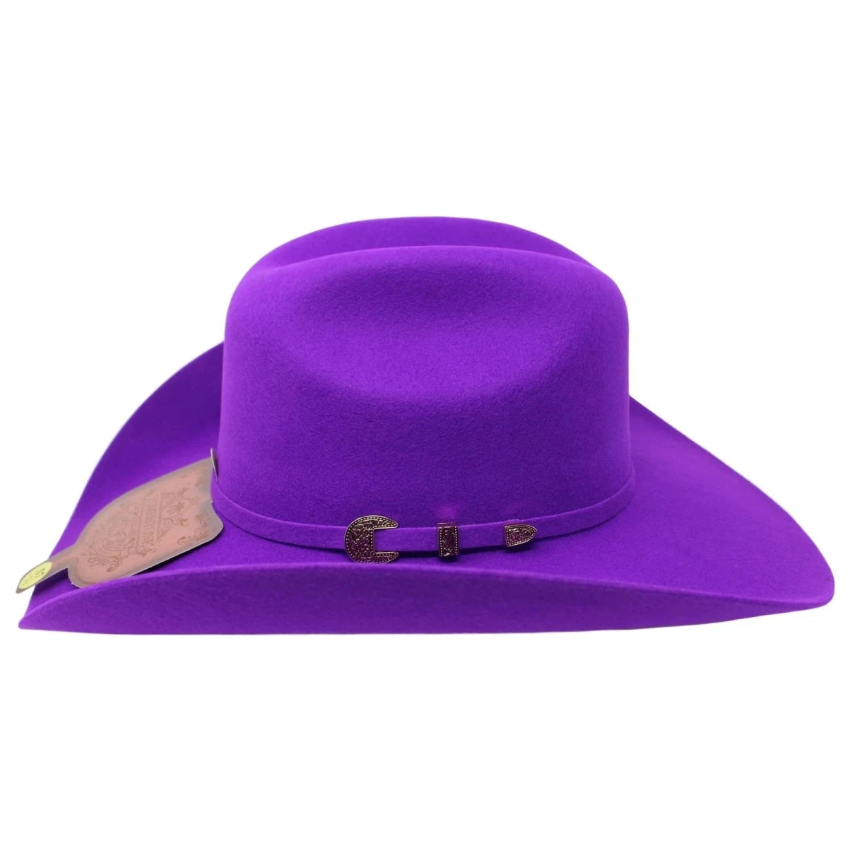 Tombstone 20X Western Cowboy Fur Felt Hat East West Style - Purple - OriginalWestern.com