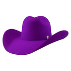 Tombstone 20X Western Cowboy Fur Felt Hat East West Style - Purple - OriginalWestern.com