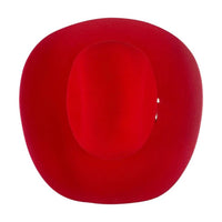 Tombstone 20X Western Cowboy Fur Felt Hat East West Style - Red - OriginalWestern.com