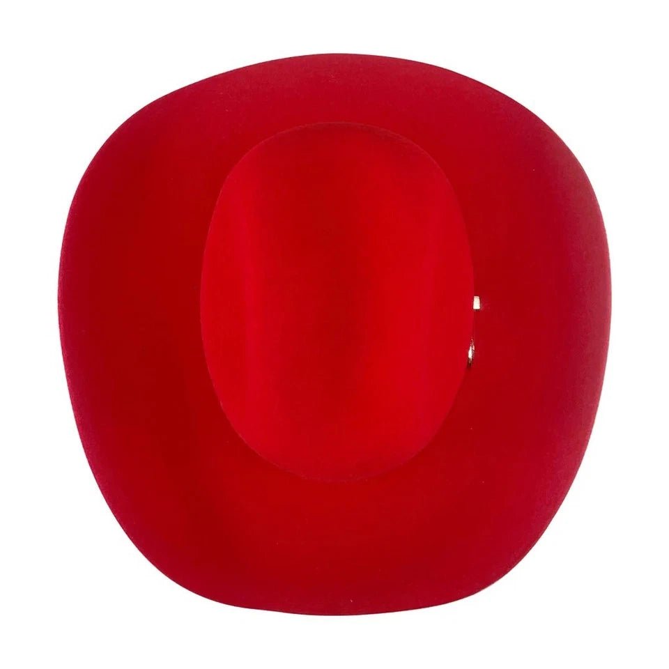 Tombstone 20X Western Cowboy Fur Felt Hat East West Style - Red - OriginalWestern.com