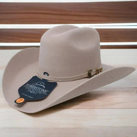 Tombstone 20X Western Cowboy Fur Felt Hat East West Style - Silverbelly Beige - OriginalWestern.com