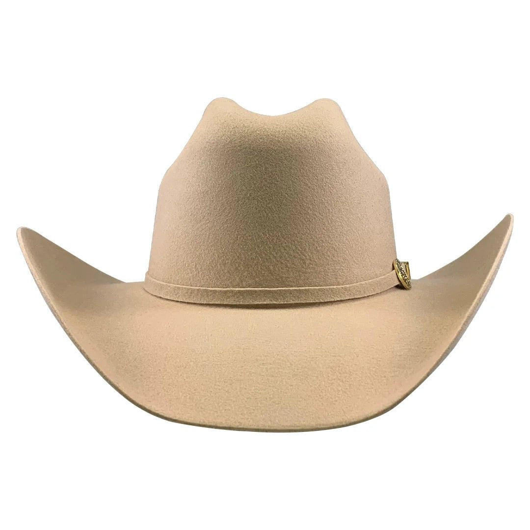 Tombstone 20X Western Cowboy Fur Felt Hat East West Style - Silverbelly Beige - OriginalWestern.com