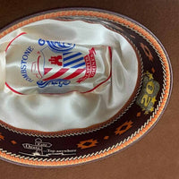 Tombstone 20X Western Cowboy Fur Felt Hat East West Style - Walnut Pecan - OriginalWestern.com