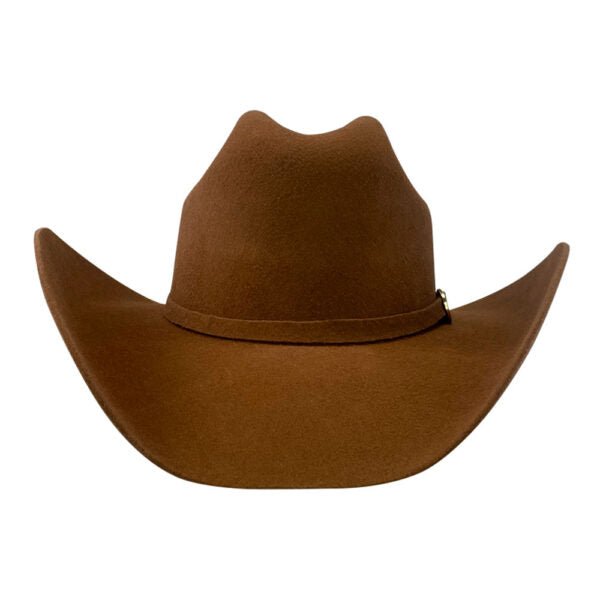 Tombstone 20X Western Cowboy Fur Felt Hat East West Style - Walnut Pecan - OriginalWestern.com