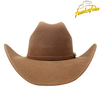 Tombstone 20X Western Cowboy Fur Felt Hat East West Style - Walnut Pecan - OriginalWestern.com