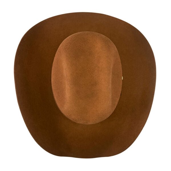 Tombstone 20X Western Cowboy Fur Felt Hat East West Style - Walnut Pecan - OriginalWestern.com