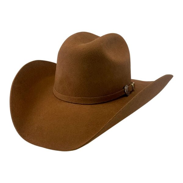 Tombstone 20X Western Cowboy Fur Felt Hat East West Style - Walnut Pecan - OriginalWestern.com