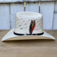 Tombstone 30X El Viejon Flower Style Western Cowboy Shantung Straw Hat - OriginalWestern.com
