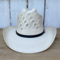 Tombstone 30X El Viejon Flower Style Western Cowboy Shantung Straw Hat - OriginalWestern.com