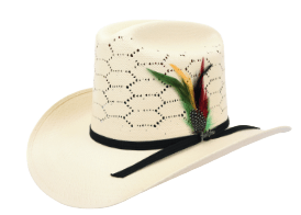 Tombstone 30X El Viejon Honeycomb Style Western Cowboy Shantung Straw Hat - OriginalWestern.com