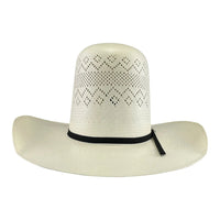 Tombstone 30X Open Crown 7558 Style Western Cowboy Shantung Straw Hat - OriginalWestern.com